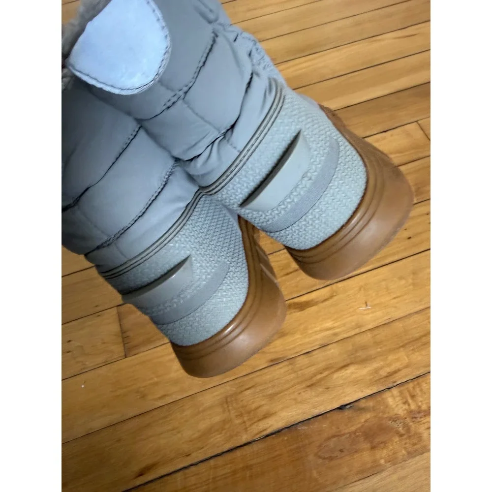 Hunter‎ ankle puffer Sherpa lined weather proof outdoor snow boots in grey